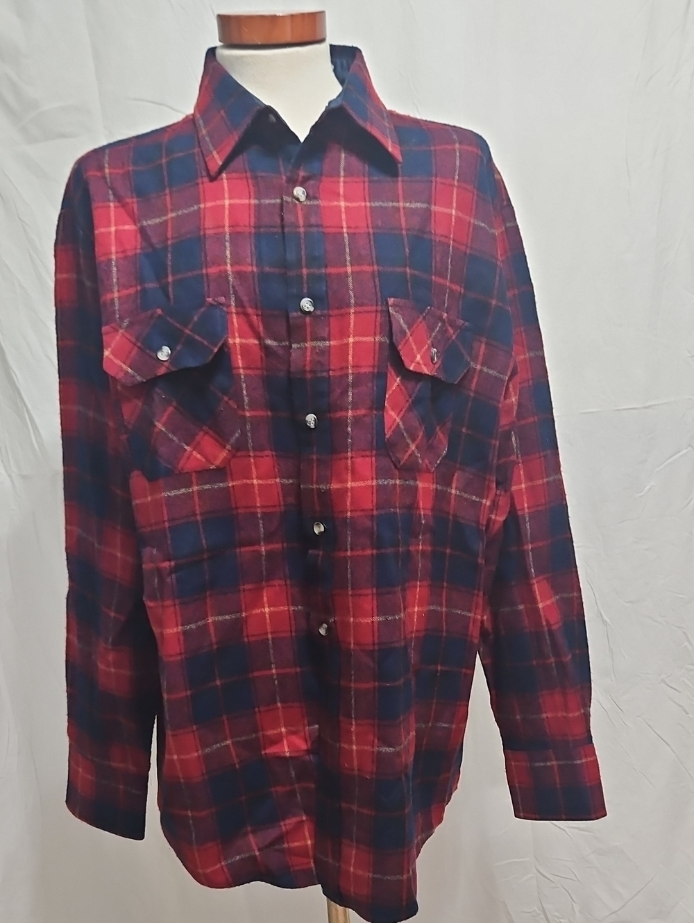 Northwest Territory Red and Navy Plaid Button-Down Shirt